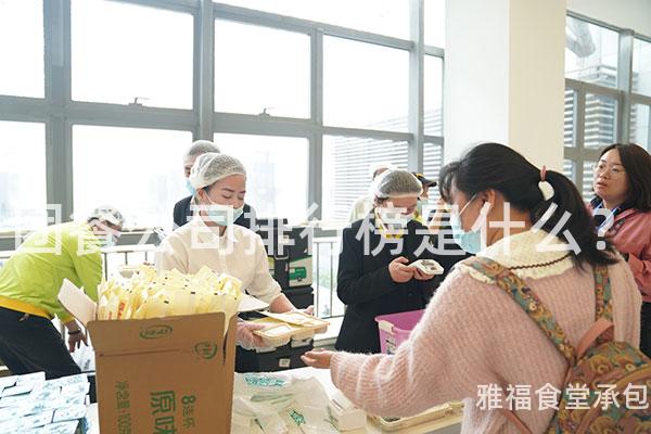 團(tuán)餐公司排行榜是什么？