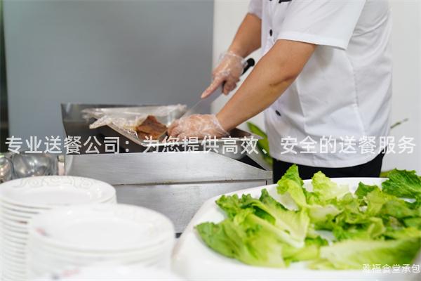 專業(yè)送餐公司：為您提供高效、安全的送餐服務(wù)