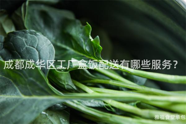 成都成華區(qū)工廠盒飯配送有哪些服務(wù)？