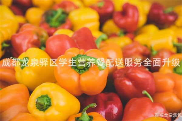 成都龍泉驛區(qū)學(xué)生營養(yǎng)餐配送服務(wù)全面升級